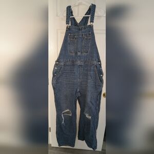 Old navy jean overalls size 18